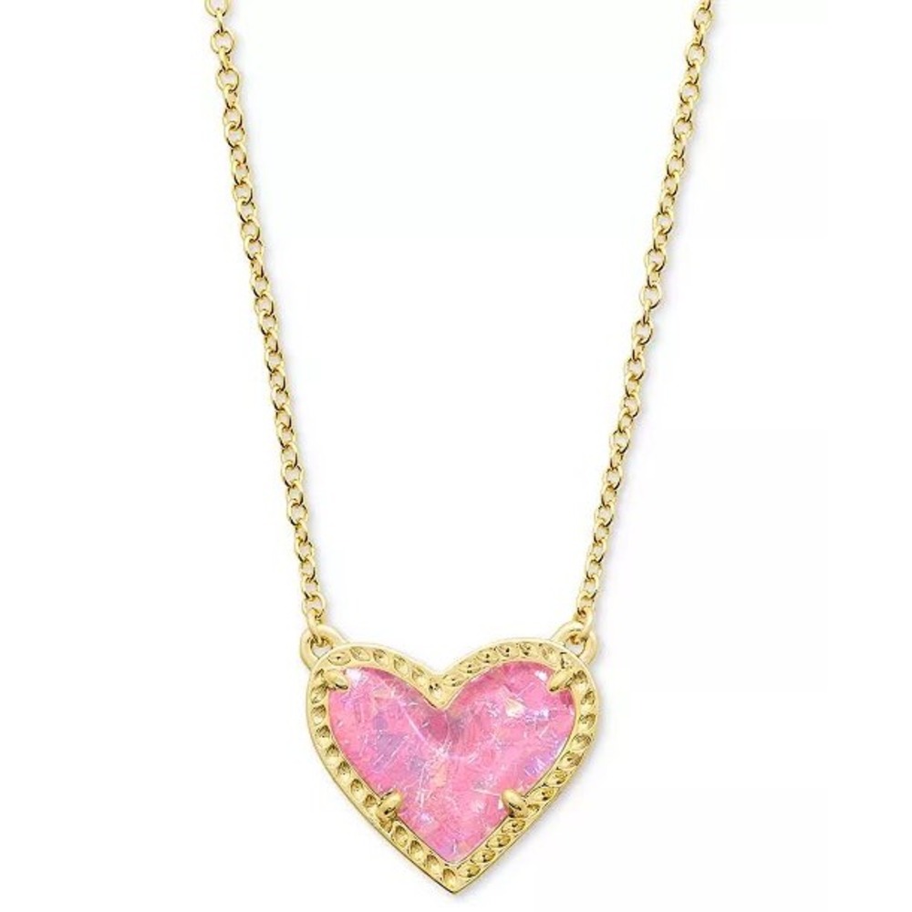 Kendra Scott Ari Heart Pendant Necklace / Dustbag Included / MSRP $70